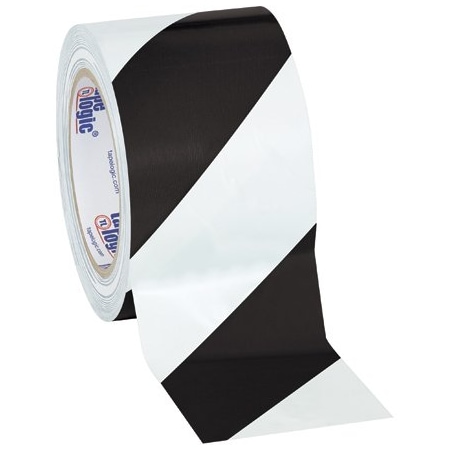 Tape Logic 3'' x 36 yds. Black/White Tape Logic Striped Vinyl Safety Tape, 16PK BUY00021680